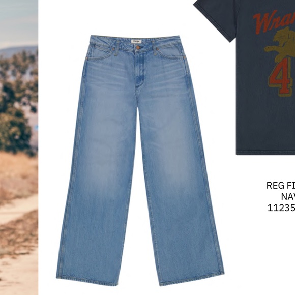 NWT WRANGLER "MID RISE WIDE LEG WORLD WIDE 661" - 24/32 - Picture 2 of 4